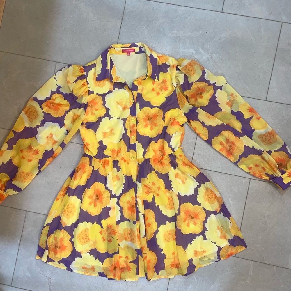Flying Tomato Pansy Dress